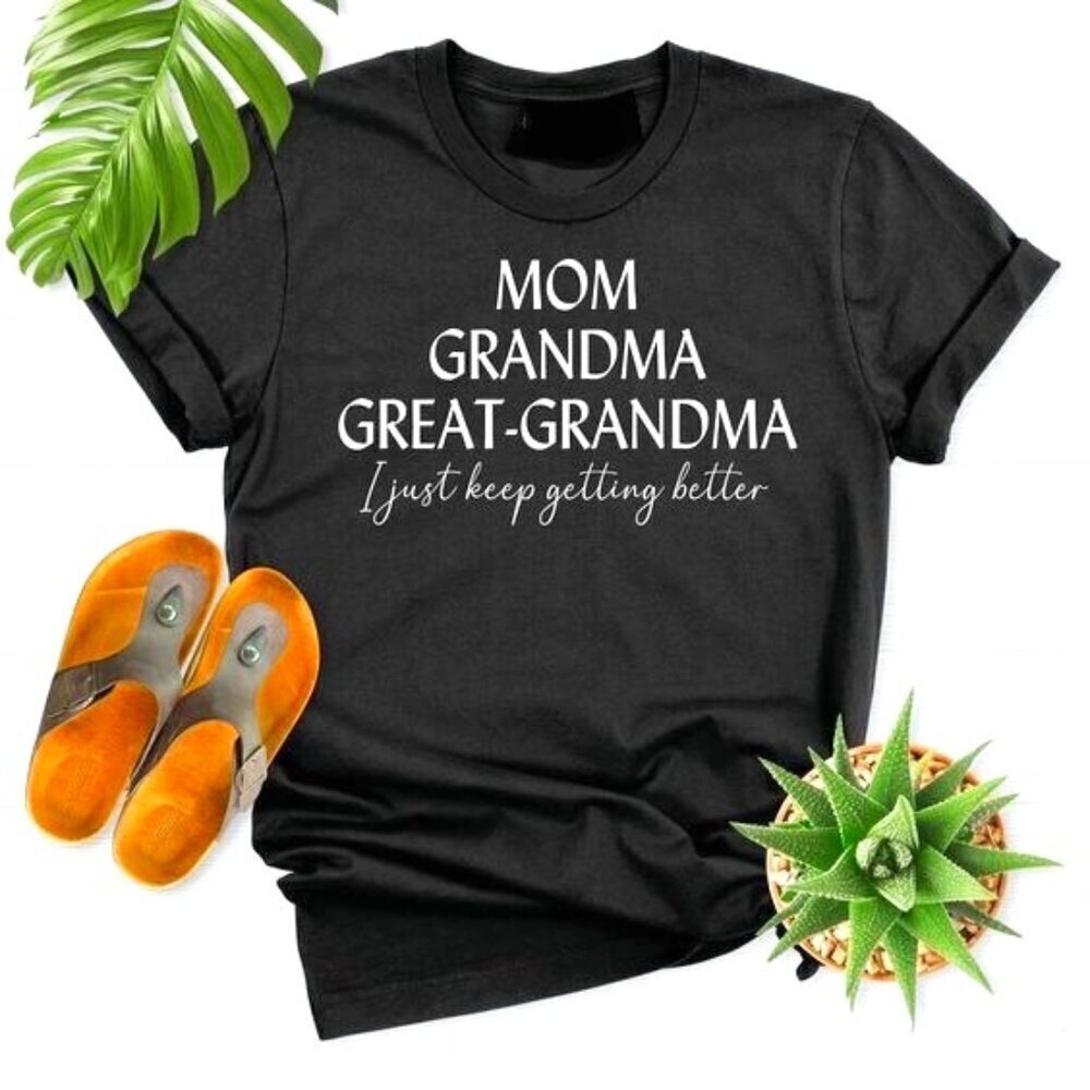 Grandma Shirt Granny Tees Great Grandma Tshirt